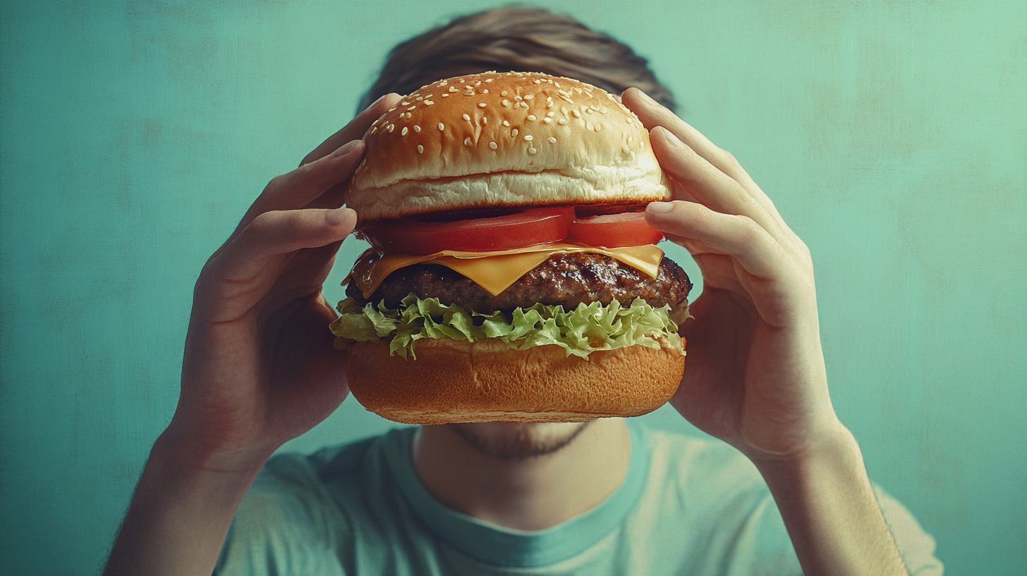 Les jeunes aiment le hamurger